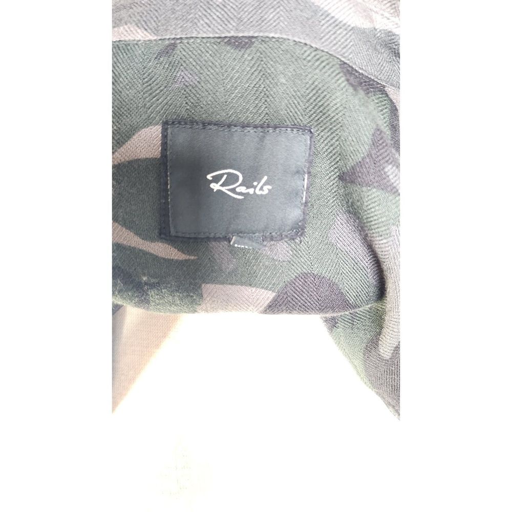 Rails Women's Camo Button-Up Blouse Size Xs - image 3